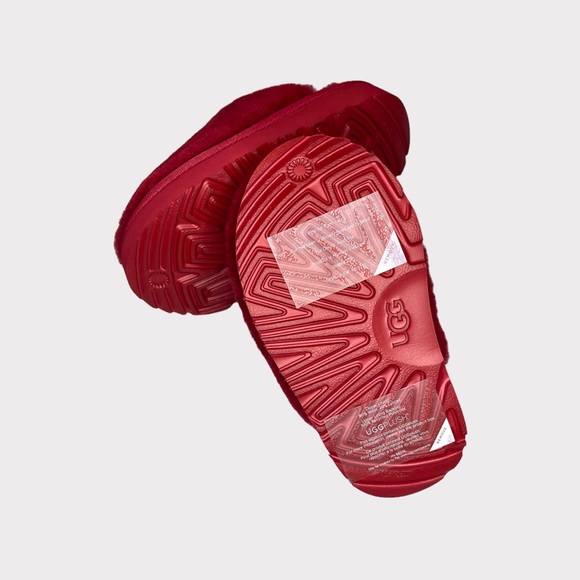 Ugg Red Fluff Yeah Clogs - Picture 6 of 6